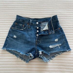 Levi's 501 Cut Off Jean Shorts